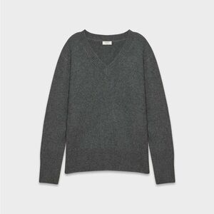 Aritzia Plush Cashmere V-Neck Sweater
